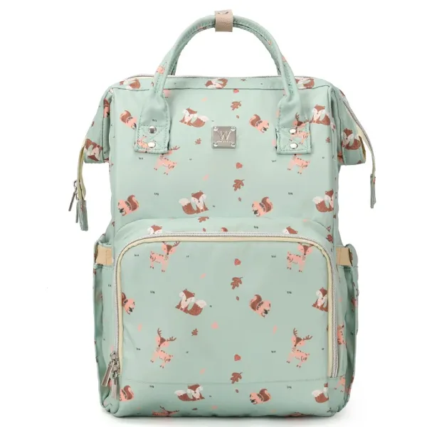 Sac à à dos langer vert