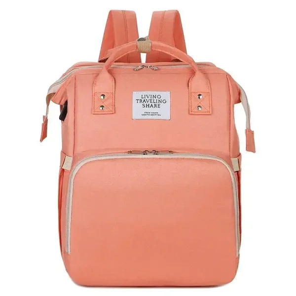 Sac à langer pliable Saumon