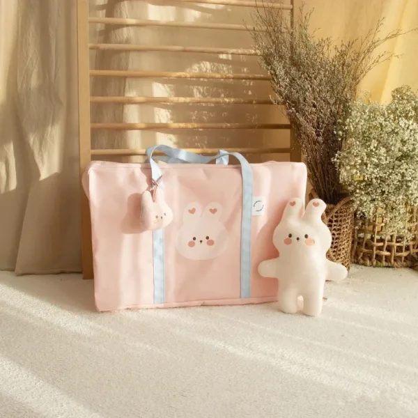 Sac à langer maternité Lapin rose