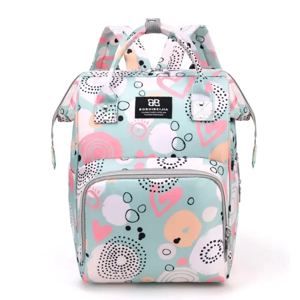 Sac à langer à dos L'Amour à la menthe