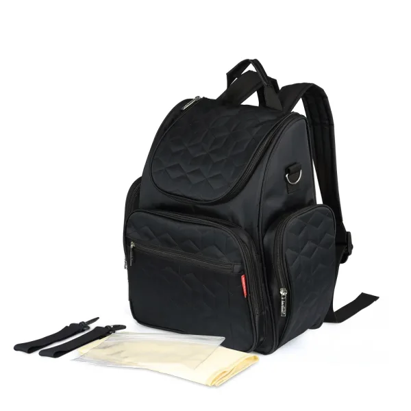 Sac à dos à langer INSULAR Noir