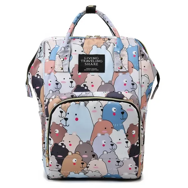 Sac à langer à motif Ours