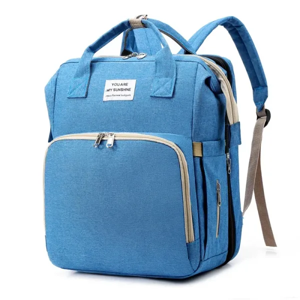 Sac à langer pliable Bleu