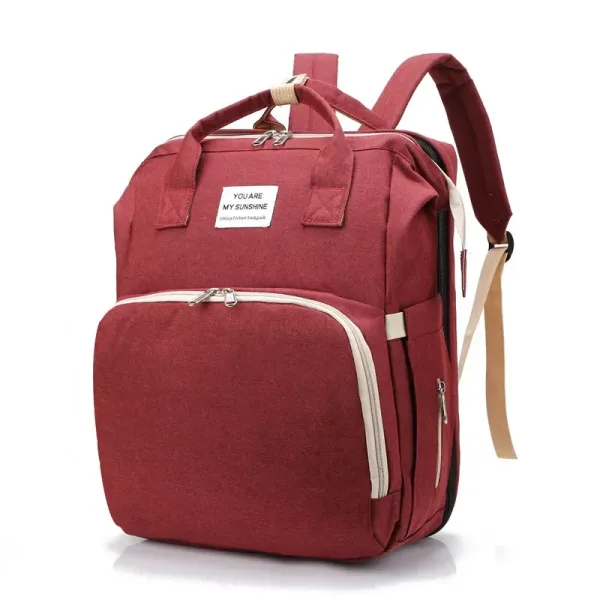 Sac à langer pliable Rouge