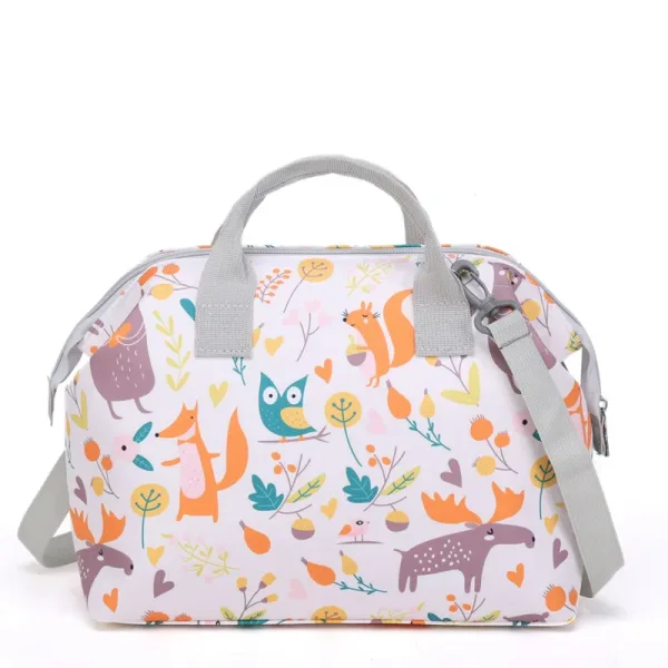Sac à langer à bandoulière Blanc