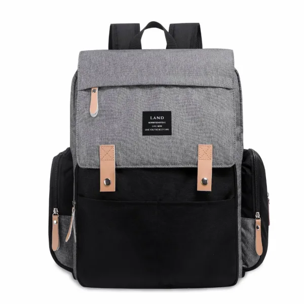 Sac à langer bicolore