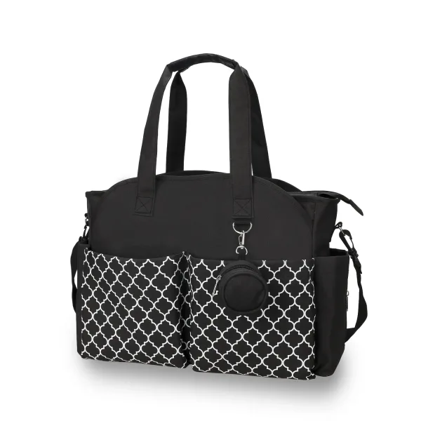 Sac à langer avec bandoulière Noir