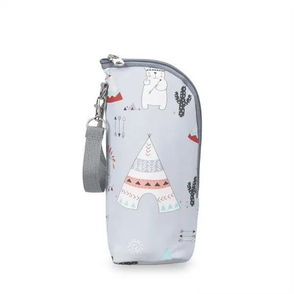 Sac à biberons portatif motif Tipi
