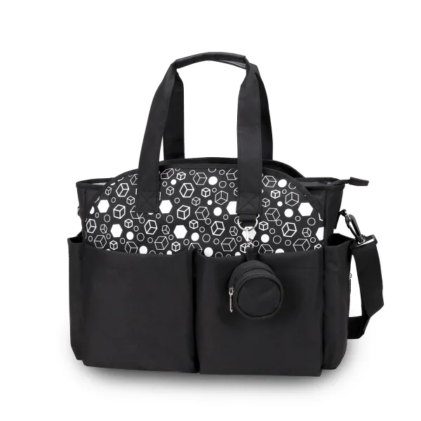 Sac à langer avec bandoulière Noir