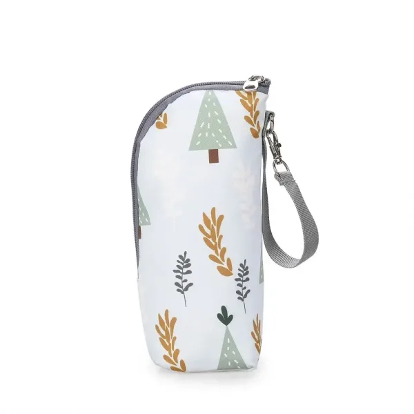 Sac à biberons portatif à motif forêt