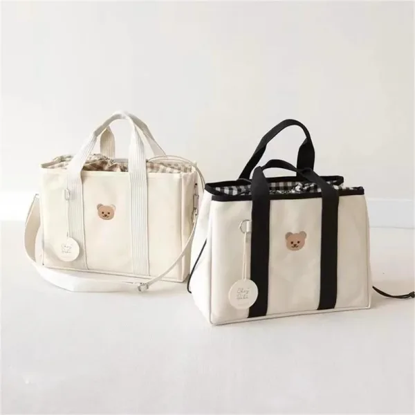 Sac à langer voyage et maternité Blanc Noir