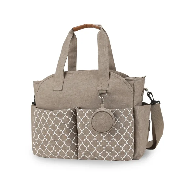Sac à langer avec bandoulière Kaki